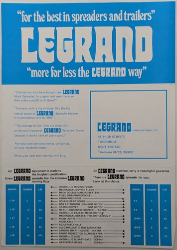 Vintage legrand manure - legrand,