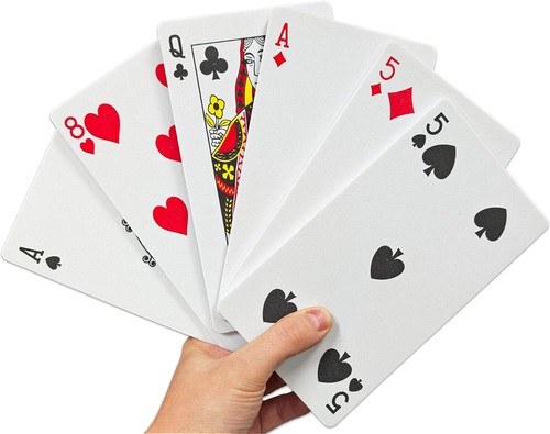 Giant playing cards - playing,