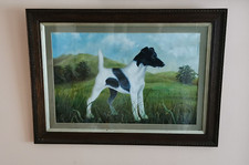 Oil Painting On Canvas "A Jack Russell Terrier"