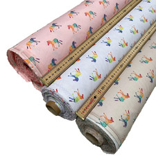 Rainbow Zebras Polycotton