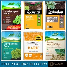 BARK MULCH DECORATIVE LANDSCAPE BARK WOOD CHIPS CHIPPINGS COMPOST NEW WESTLAND 