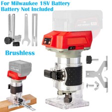 Brushless Electric Hand Trimmer Router Laminate For Milwaukee 18V Battery w/Tool