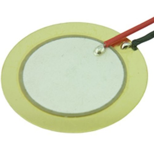 Leaded 27mm piezo element - leaded,