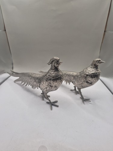 Vintage silver plated pheasant - vintage,