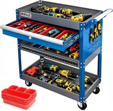 AIRAJ 3-Tier Roller Tool Cart