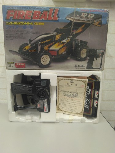 Nikko radio control car - radio, fire