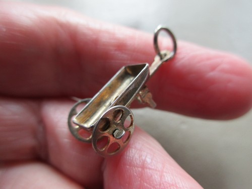 Vintage retro old silver - silver, tone