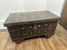 Antique Carved Wood Indian