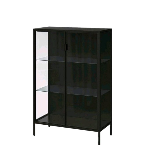 Ikea display cabinet black - display,
