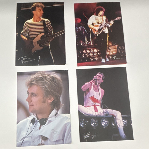 Queen photo cards with - , printed