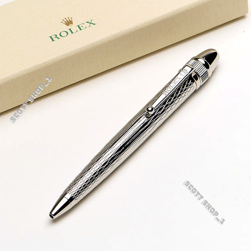Rolex elegant silver ballpoint - rolex,
