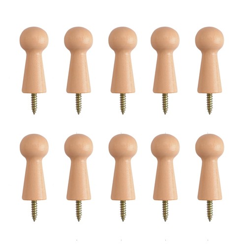 10pcs wooden hooks shaker - 10pcs,