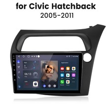 For Honda Civic Hatchback 2005-2011 Carplay Android 13 Car Stereo Radio GPS SWC