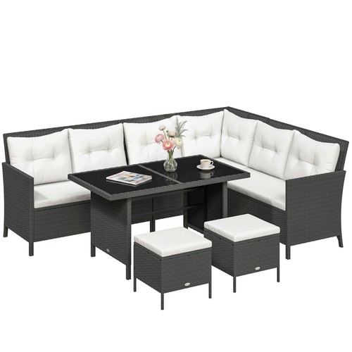 Outsunny pieces sofa set - outsunny,