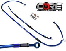 Suzuki DRZ400SM Brake Lines 2005-2023 2024 Supermoto Front Rear Blue Steel Kit