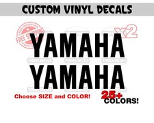 2x YAMAHA Decals Yamaha