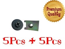 SAAB CAR BUMPER UNDERCOVER FASCIA PANEL MOUNTING 7MM U-NUT/BOLT CLIP x5