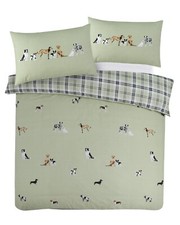 Dogs duvet cover reversible - dogs,