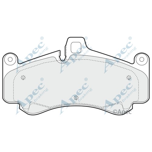 Brake pads set for porsche - pads, 911