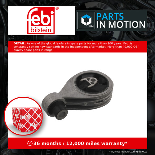 Engine mount rear 34064 - engine, febi