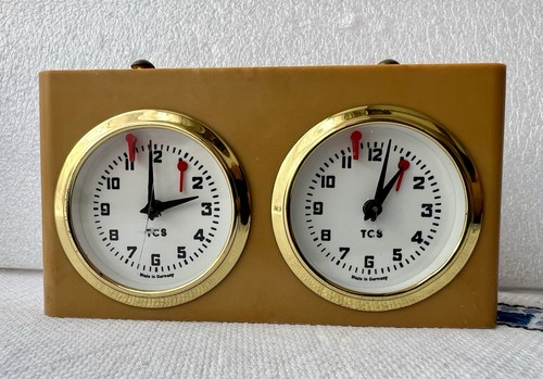 Vintage mechanical chess clock - chess,