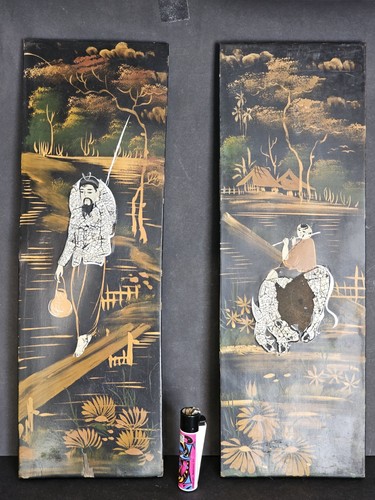 Antique pair shibayama - pair,