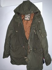 Men Size L Red Herring  Coat  Green