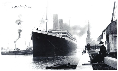 Millvina dean signed titanic - dean,