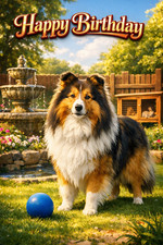 Shetland Sheepdog Birthday