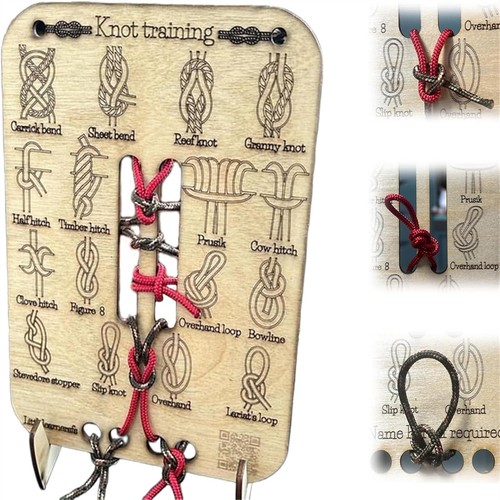 Knot tying practice - practice, kit