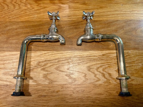 Vintage high neck solid brass - high-neck,
