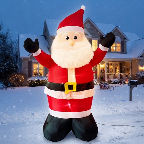 Adorable 4ft inflatable santa - 4ft,