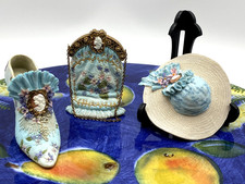 Vintage Figurine Hat Shoe Bag