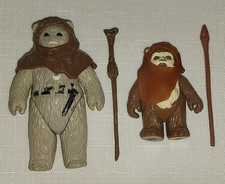 Vintage Star Wars Figure Ewoks - Chief Chirpa-Wicket...Bundle Job Lot..