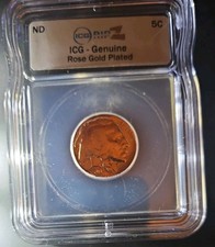 UNIQUE!! 1936 24 Kt ROSE GOLD
