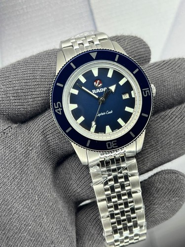 Rado captain cook blue - captain, dial