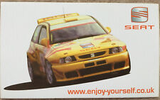 SEAT Ibiza Kit Car Rally Sticker 1998 99 World British Championship Cupra WRC