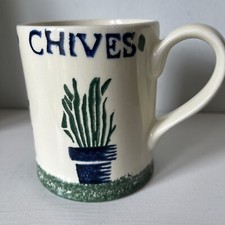 Spongeware Mug -Country Garden
