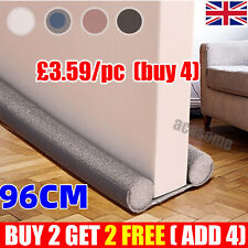 UK Seal Strip Waterproof Draught Excluder Stopper·Double Foam Door Bottom·Guard