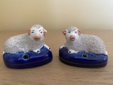 Pair of 19C Staffordshire