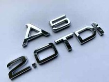 A5 2.0 TDI LETTERING REAR BOOT