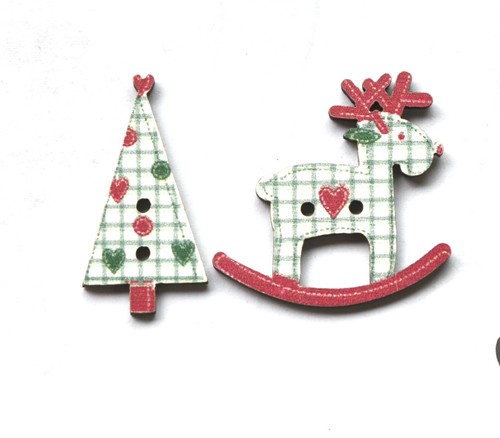 Christmas tree and rocking - tree, and/or