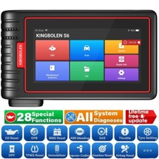 KINGBOLEN S6 Car Diagnostic Tool OBD2 Scanner ALL System Bluetooth- Free Update