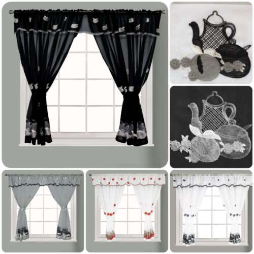 New kitchen window curtain - window, set