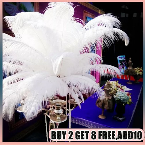30cm large ostrich feathers - 25-30cm,