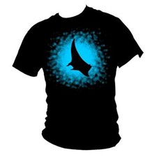 Manta Ray - Ocean wanderer - conservation T-shirt mens all sizes