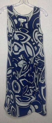 Damsel dress blue white - dress,