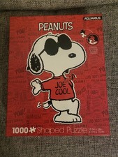 Peanuts Snoopy 1000pc Jigsaw Puzzle By Aquarius Made Once, Excellent Condition