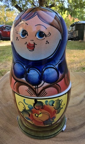 Vintage russian matryoshka - vintage,