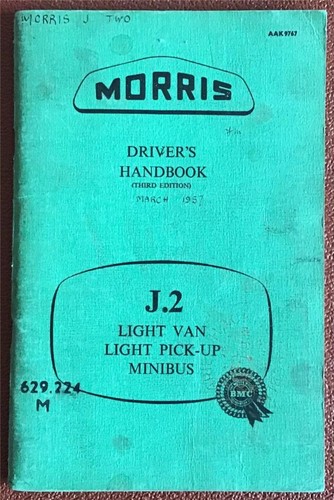 Morris drivers handbook - drivers,